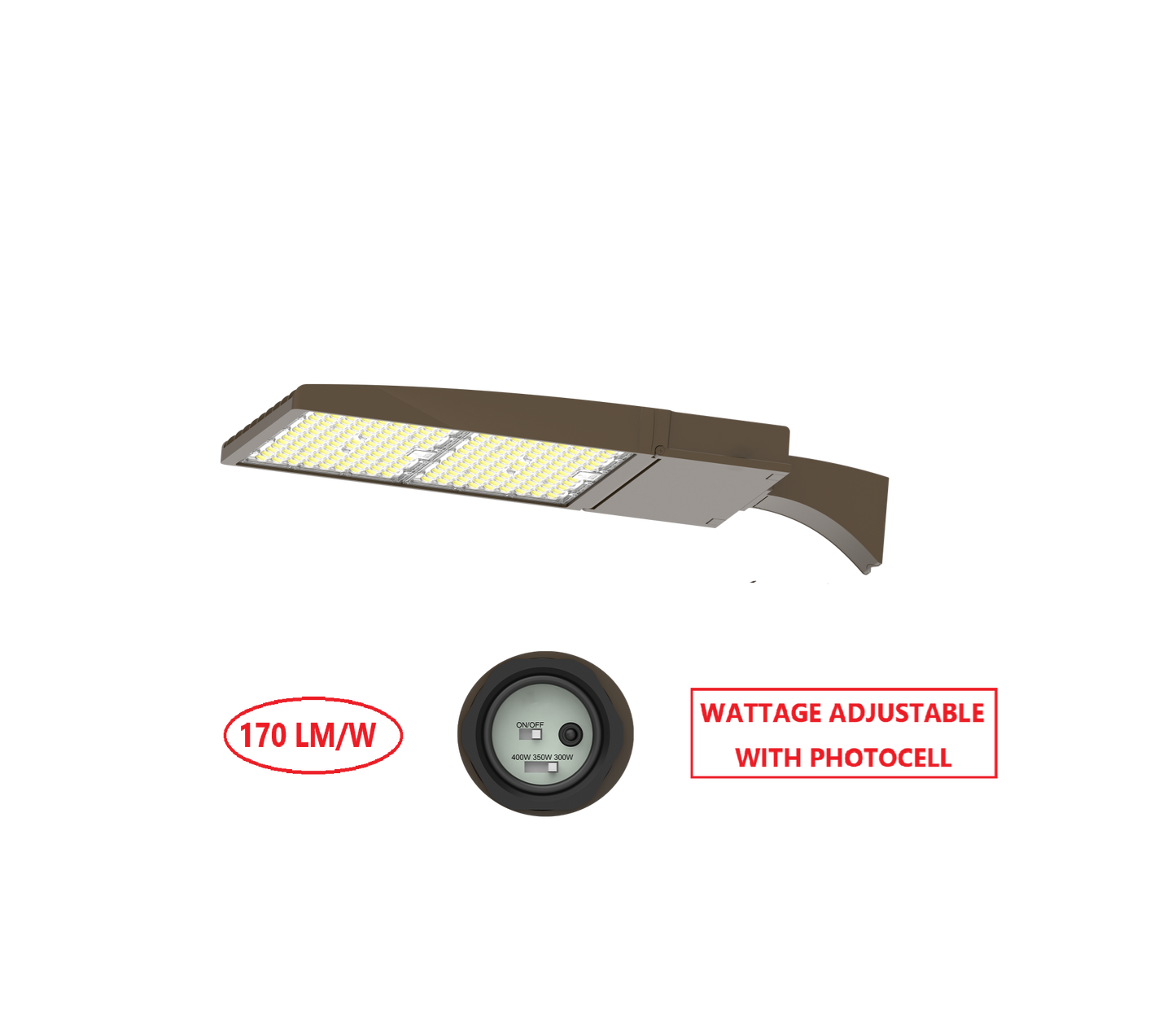 FLZ400W LED FLOOD LIGHT WITH WATTAGE ADJUSTABLE