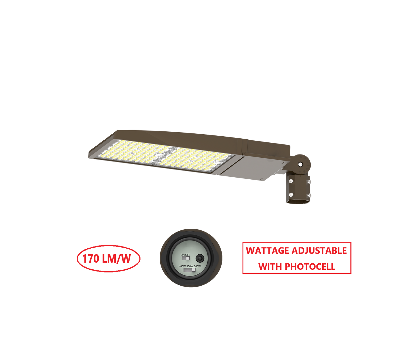 FLZ400W LED FLOOD LIGHT WITH WATTAGE ADJUSTABLE