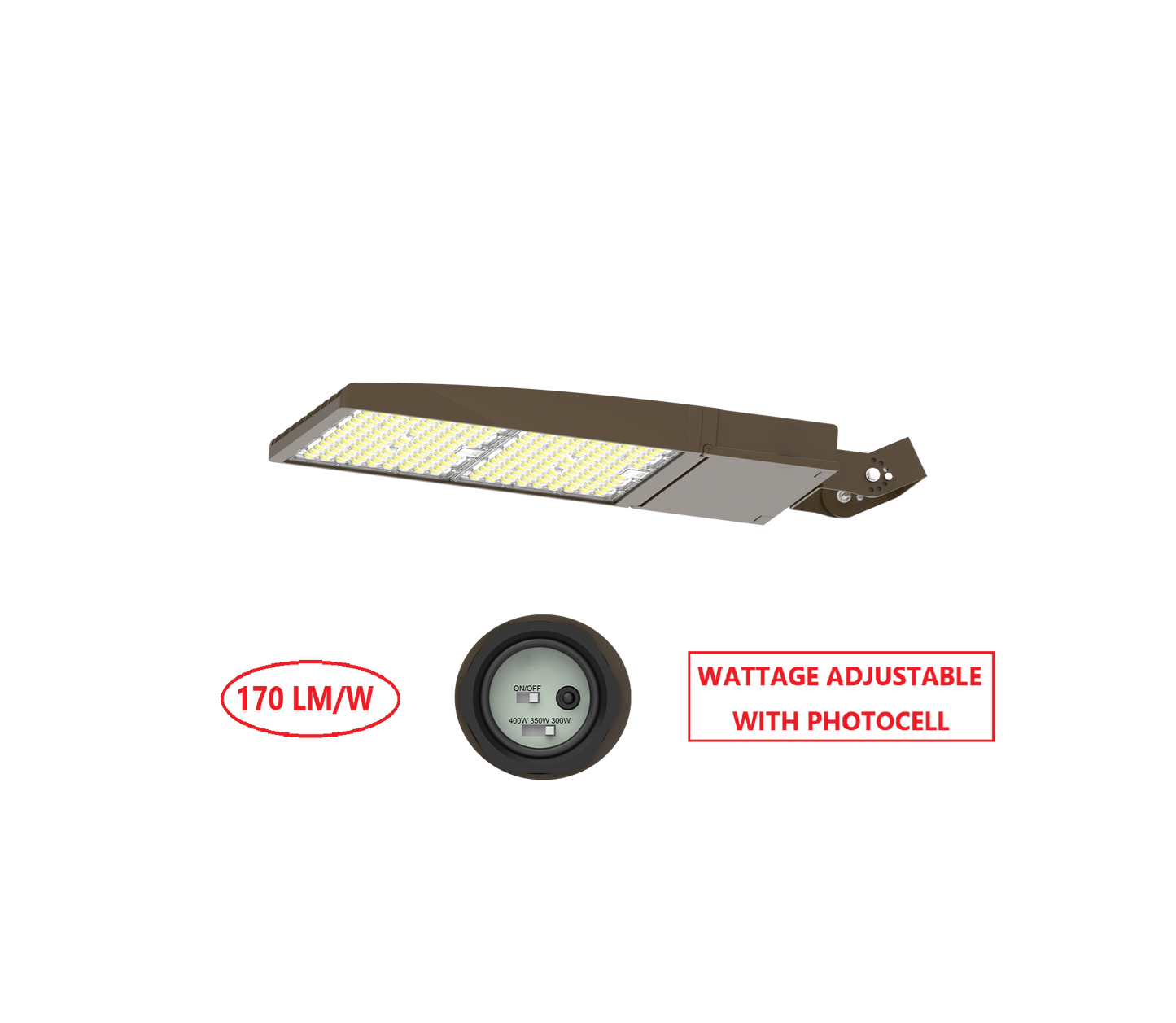 FLZ400W LED FLOOD LIGHT WITH WATTAGE ADJUSTABLE
