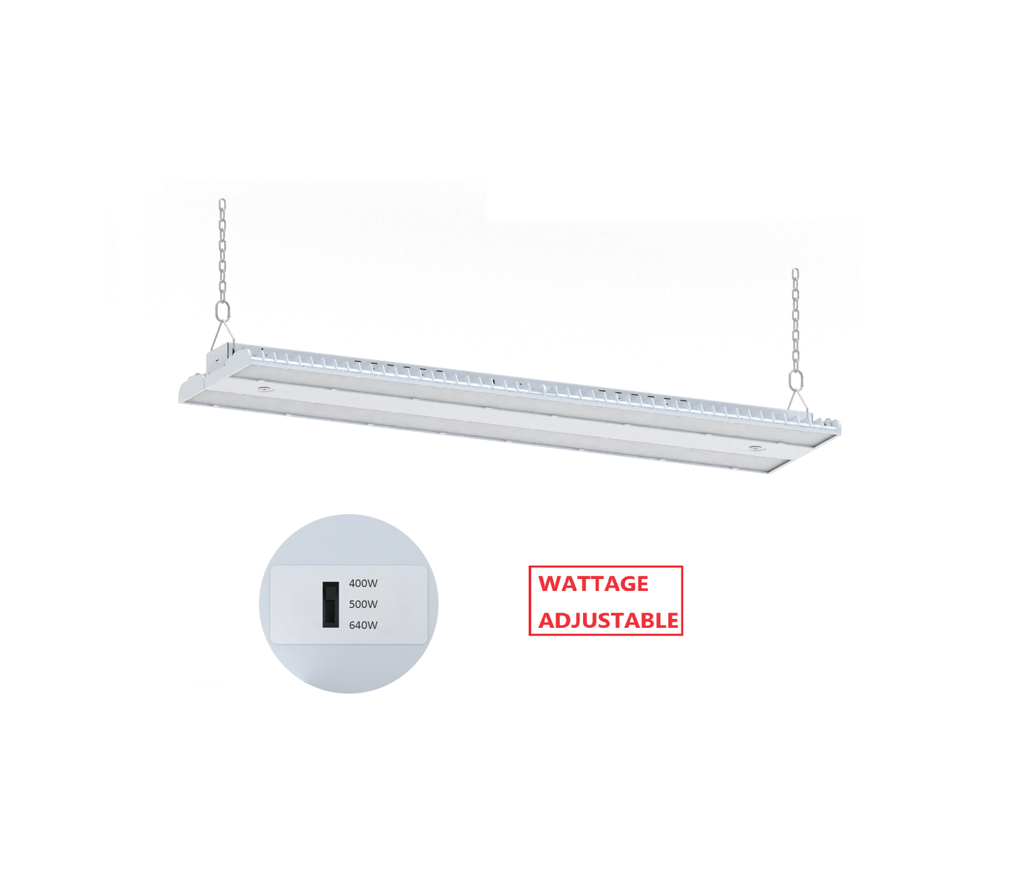 HBW640W LED LINEAR HIGH BAY LIGHT WITH WATTAGE ADJUSTABLE