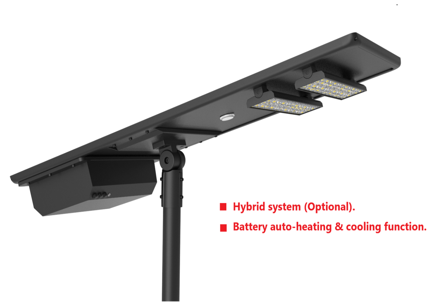 STR 100W LED SOLAR STREET LIGHT