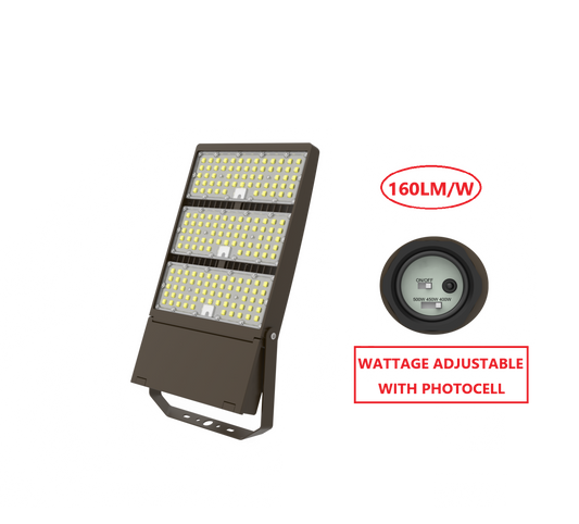 FLZ500W LED FLOOD LIGHT WITH WATTAGE ADJUSTABLE