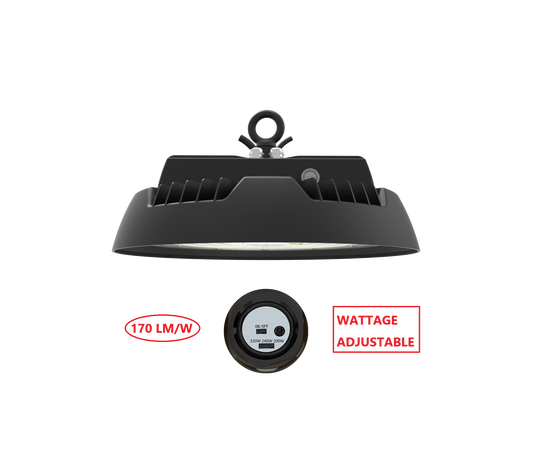 HBT320W LED UFO HIGH  BAY LIGHT WITH WATTAGE ADJUSTABLE