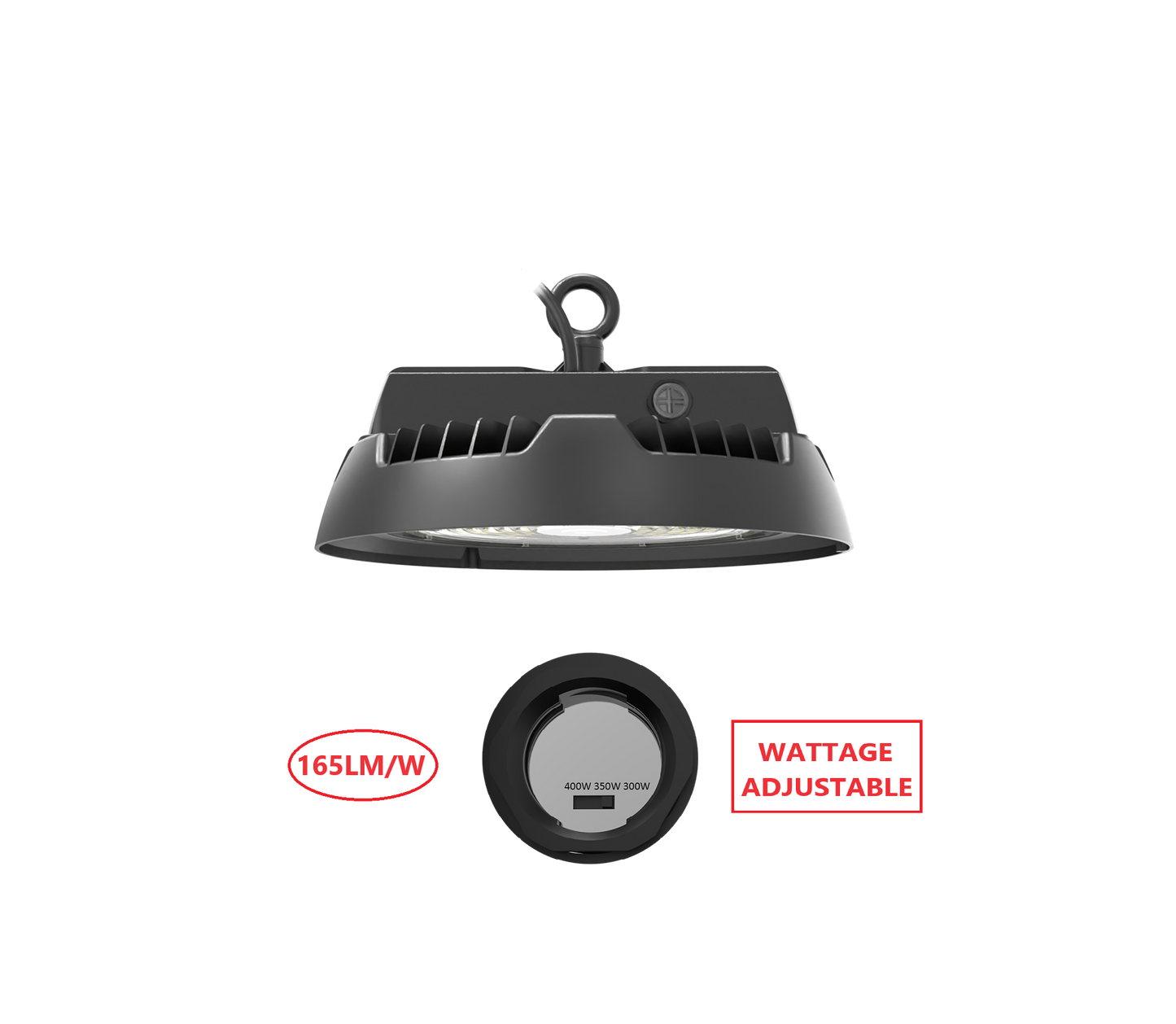HBT400W LED UFO HIGH  BAY LIGHT WITH WATTAGE ADJUSTABLE