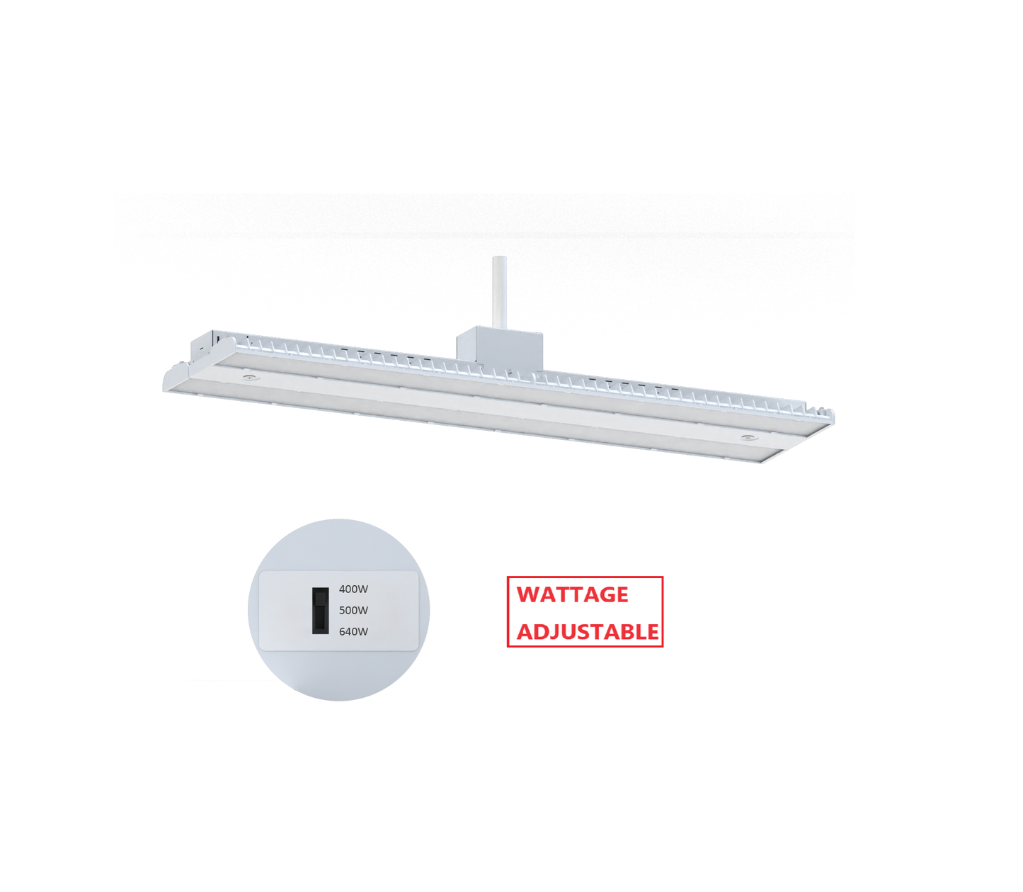 HBW640W LED LINEAR HIGH BAY LIGHT WITH WATTAGE ADJUSTABLE