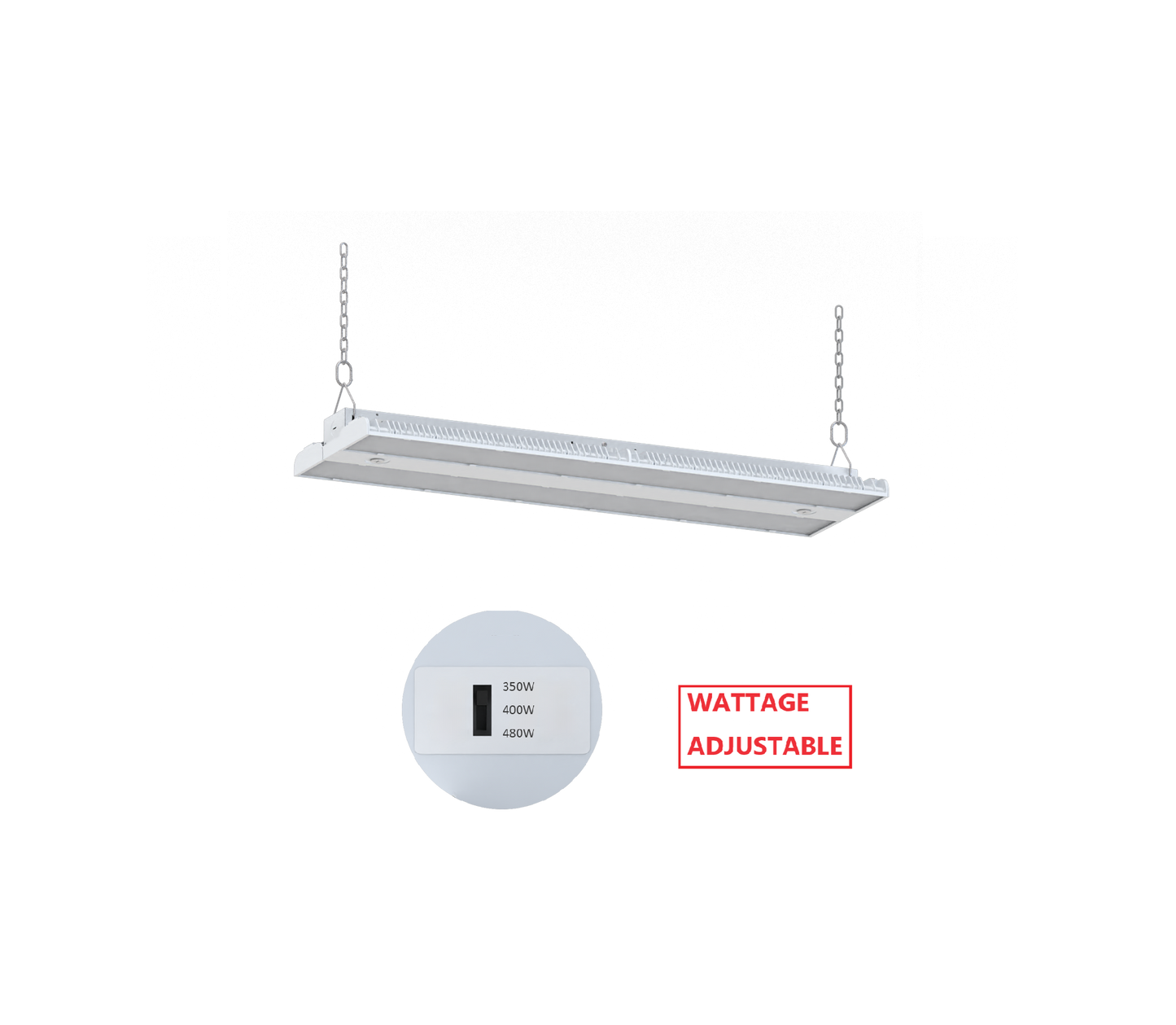 HBW480W LED LINEAR HIGH  BAY LIGHT WITH WATTAGE ADJUSTABLE